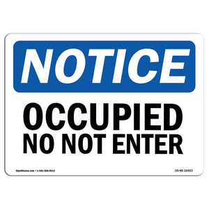 Occupied Do Not Enter