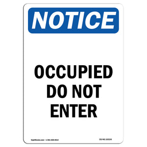 Occupied Do Not Enter