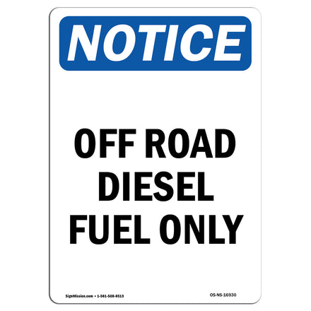Off Road Diesel Fuel Only