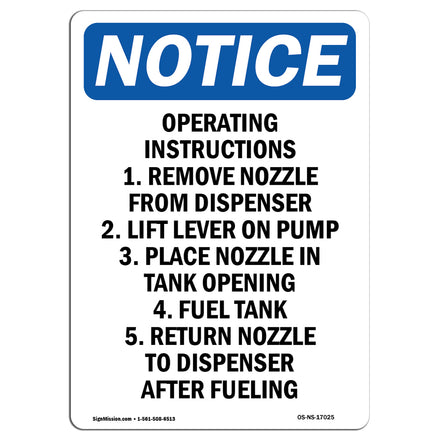 Operating Instructions 1. Remove Nozzle