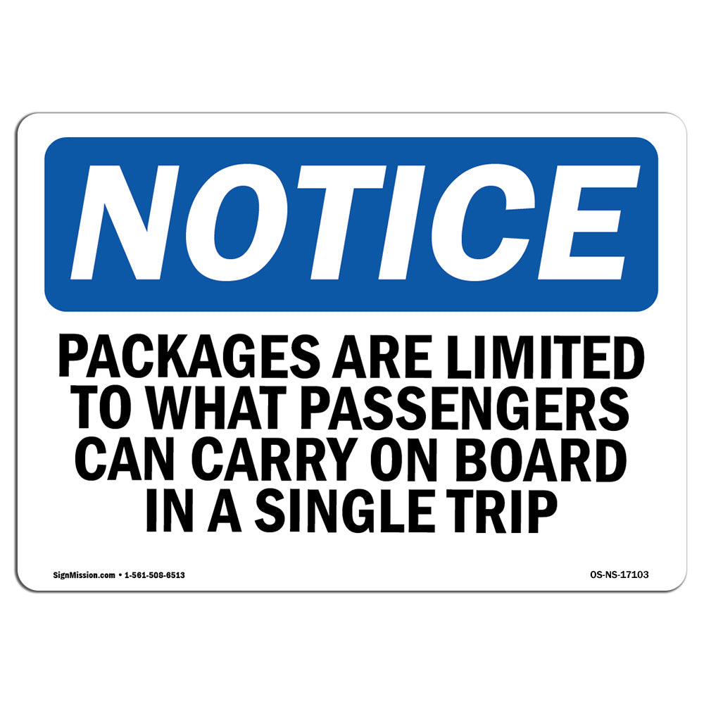 Packages Are Limited To What Passengers