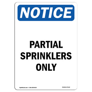 Partial Sprinklers Only