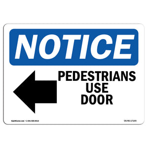 Pedestrians Use Door