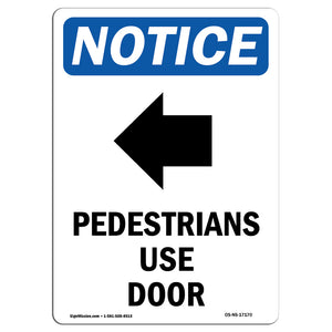 Pedestrians Use Door