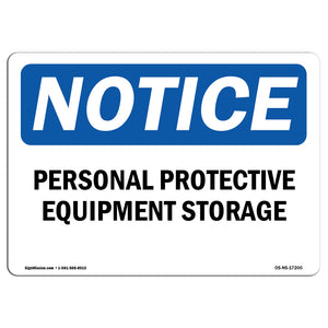 Personal Protective Equipment Storage