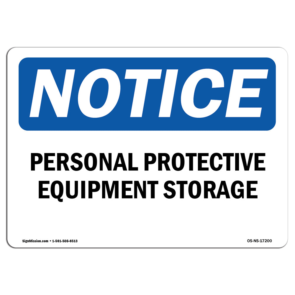 Personal Protective Equipment Storage