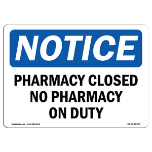 Pharmacy Closed No Pharmacist On Duty