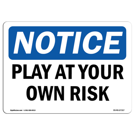 Play At Your Own Risk