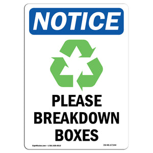 Please Breakdown Boxes