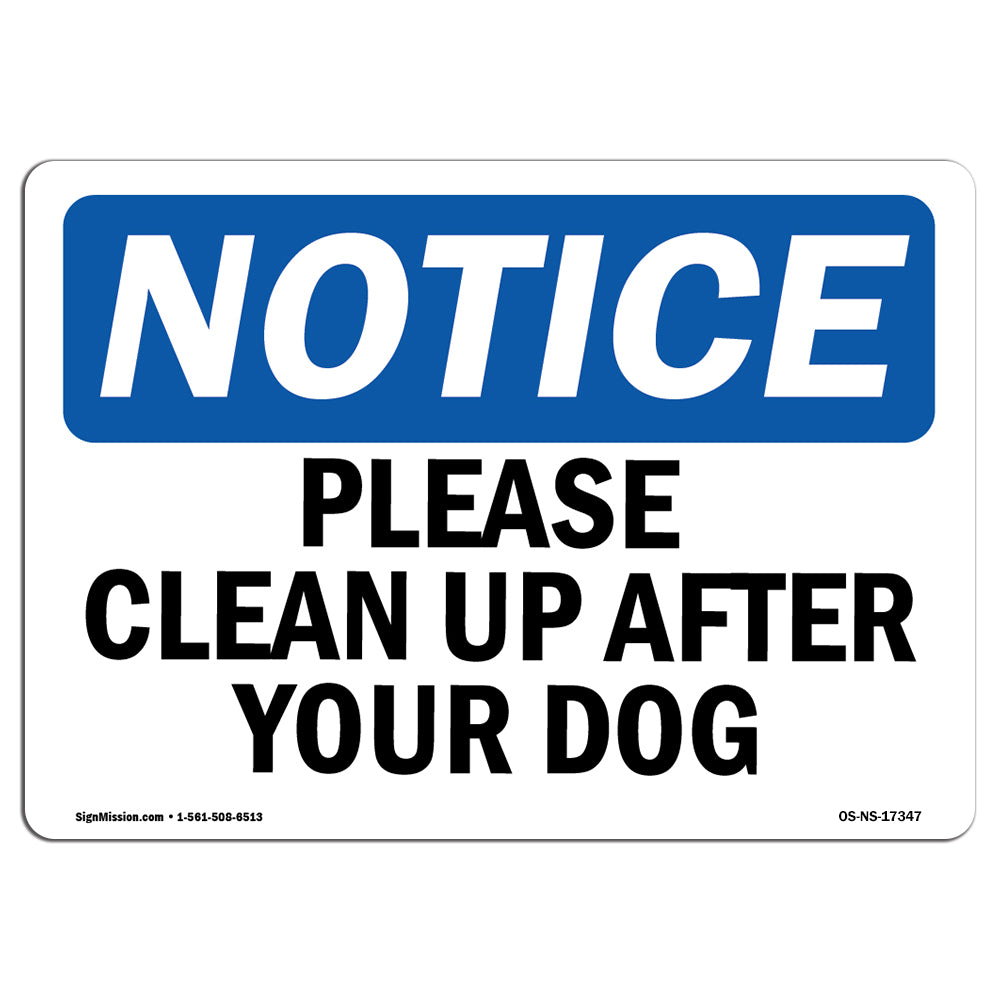 Please Clean Up After Your Dog