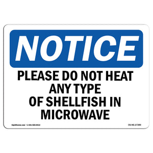 Please Do Not Heat Any Type Of Shellfish