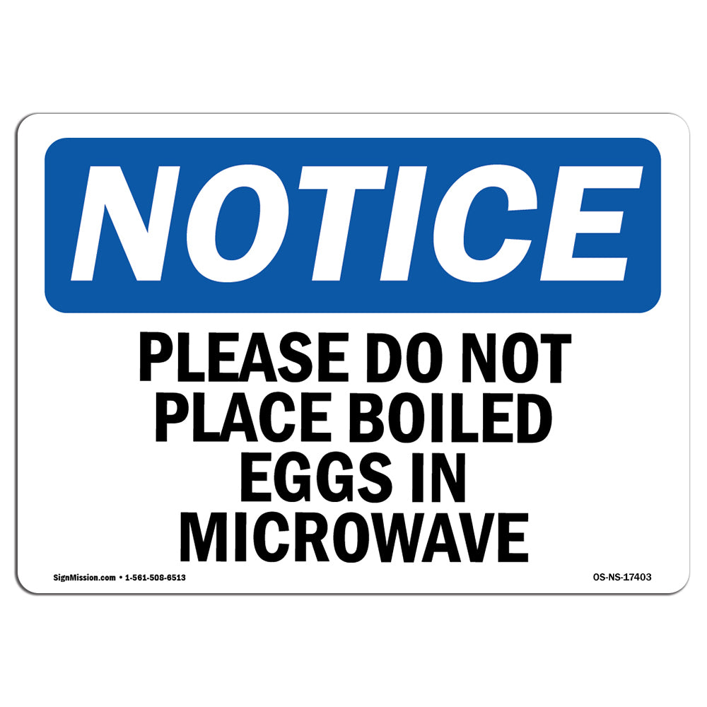 Please Do Not Place Boiled Eggs In Microwave