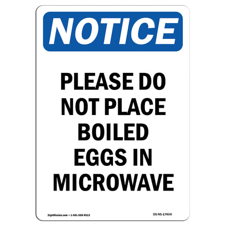 Please Do Not Place Boiled Eggs In Microwave