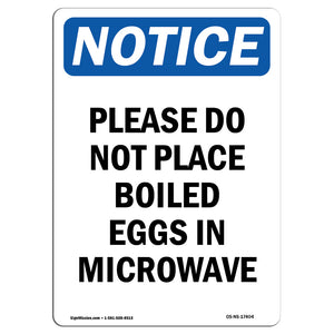 Please Do Not Place Boiled Eggs In Microwave