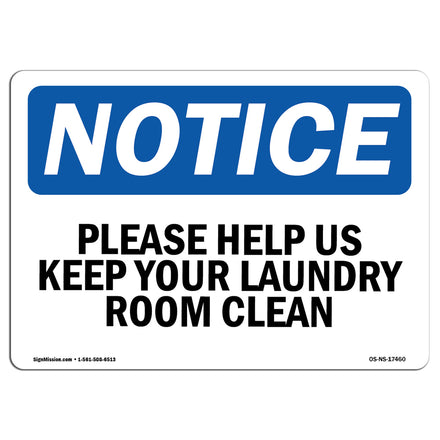 Please Help Us Keep Your Laundry Room Clean