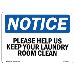 Please Help Us Keep Your Laundry Room Clean