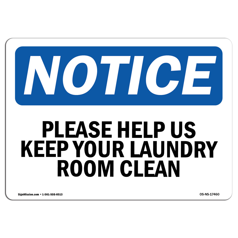 Please Help Us Keep Your Laundry Room Clean