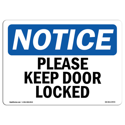 Please Keep Door Locked