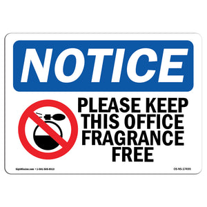 Please Keep This Office Fragrance Free