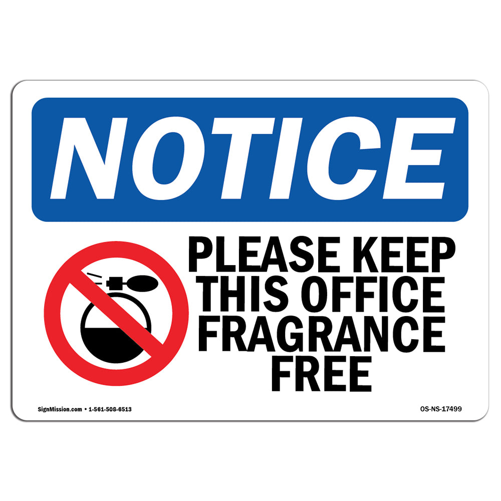 Please Keep This Office Fragrance Free