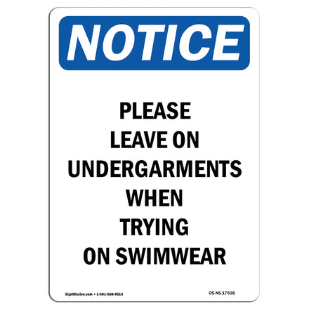 Please Leave On Undergarments