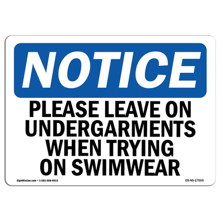 Please Leave On Undergarments