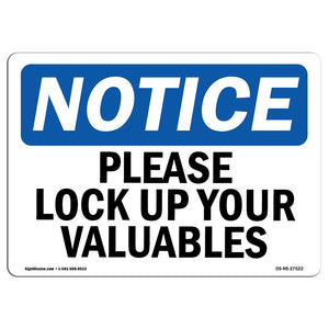 Please Lock Up Your Valuables