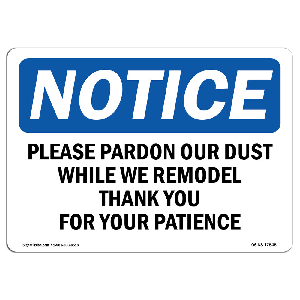 Please Pardon Our Dust While We Remodel