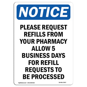 Please Request Refills From Your Pharmacy