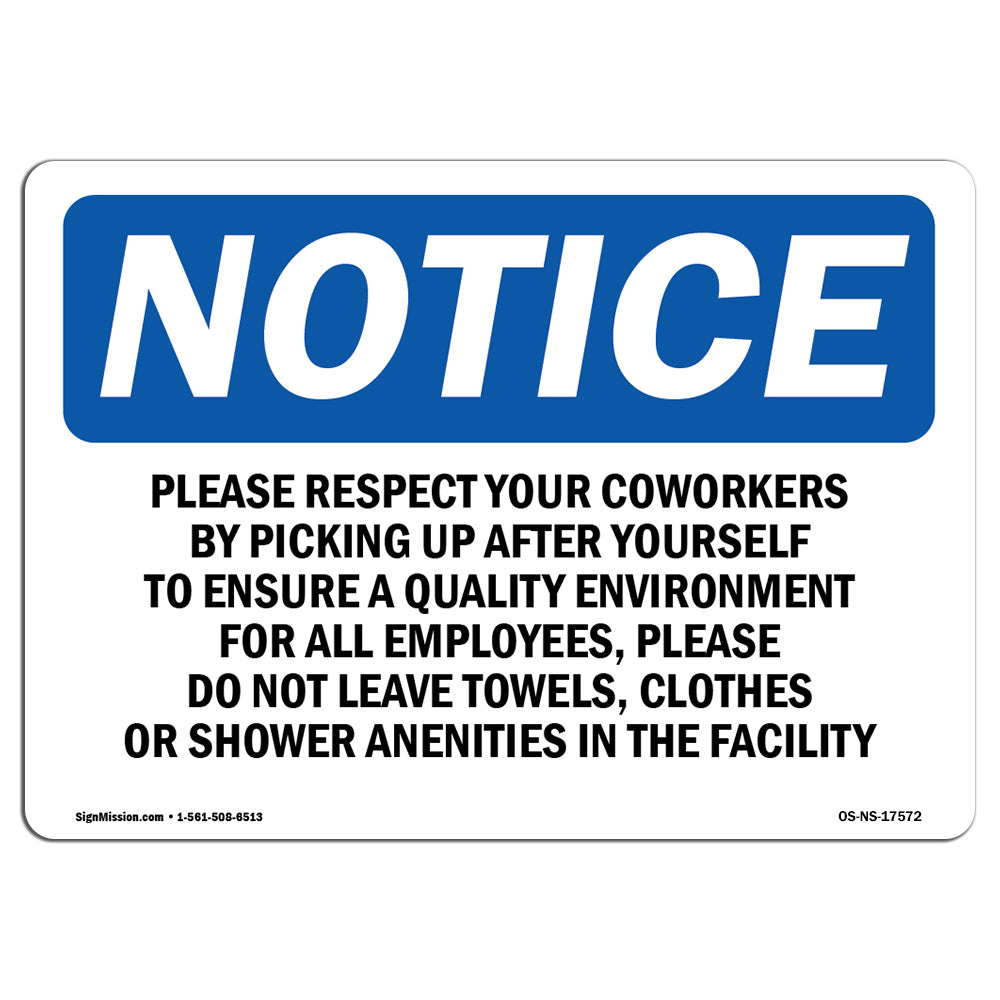 Please Respect Your Coworkers By Picking