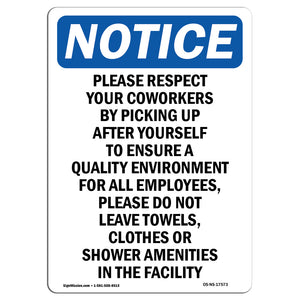 Please Respect Your Coworkers By Picking