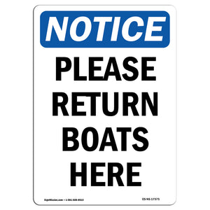 Please Return Boats Here