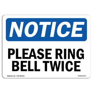 Please Ring Bell Twice