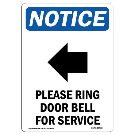 Please Ring Door Bell For Service