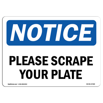 Please Scrape Your Plate