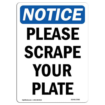 Please Scrape Your Plate