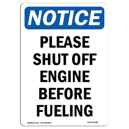 Please Shut Off Engine Before Fueling