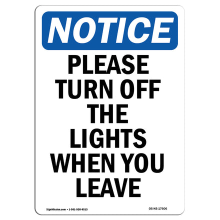 Please Turn Off The Lights When