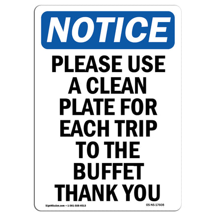 Please Use A Clean Plate For Each