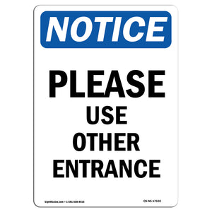 Please Use Other Entrance