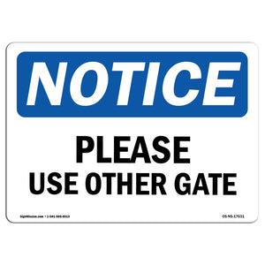 Please Use Other Gate