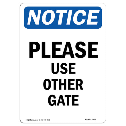 Please Use Other Gate