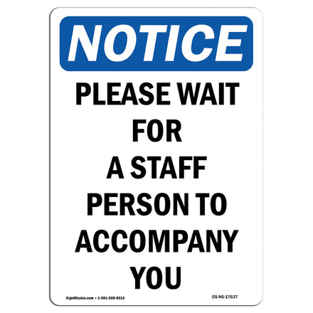 Please Wait For A Staff Person