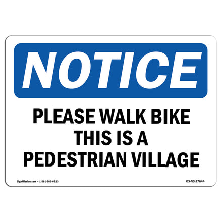 Please Walk Bike This Is A Pedestrian