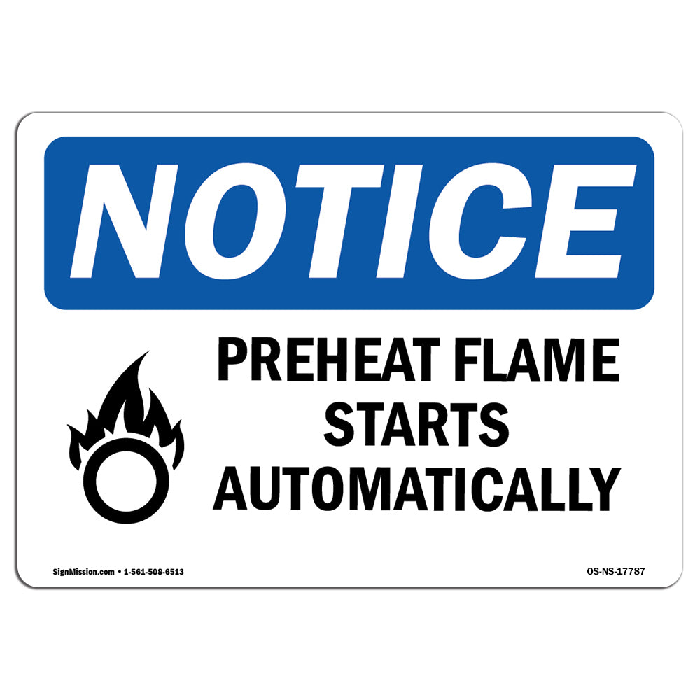 Preheat Flame Starts Automatically