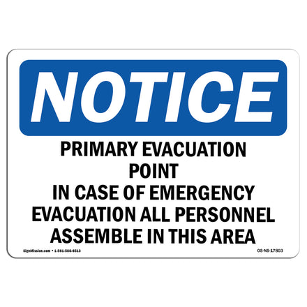 Primary Evacuation Point In Case Of Emergency