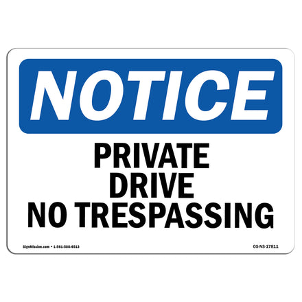 Private Driveway No Trespassing