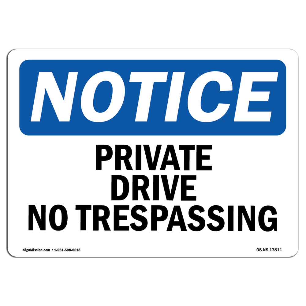 Private Driveway No Trespassing