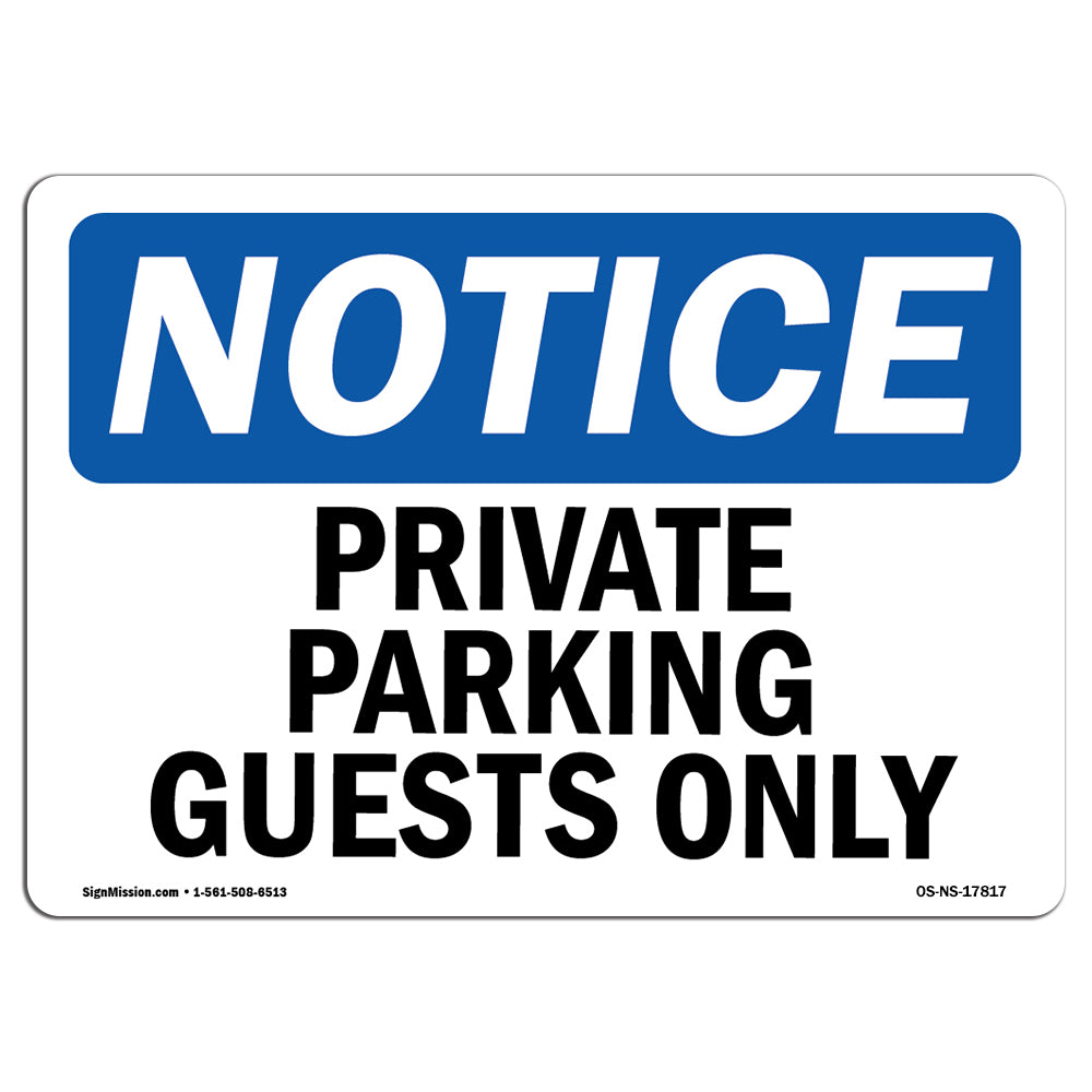 Private Parking Guests Only