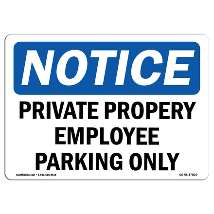 Private Property Employee Parking Only